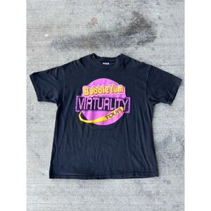 Vintage Bubble Yum Virtuality Tour Tee Shirt Mens XL Black Promo Single Stitch